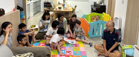 不住禱告，開兒童排